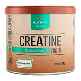 Creatina Creapure Monohidratada 100% Lata 300g - Nutrify