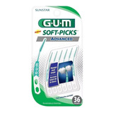 Gum Soft-picks Advanced, Cónico, Fino, 36 Unidades