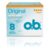 Tampones Ob Originales Super X 8 Un O.b. Originales - Super