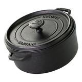 Panela De Ferro Fundido Caçarola Cocotte 26cm 5l