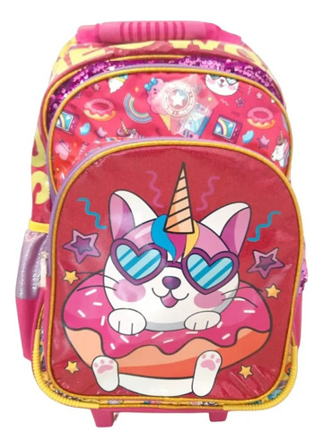 Phi Phi Mochila Con Carro Gato Unicornio 102444 Prem