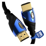 Monster 6ft Ultra Cobalt 2.1 Cable Electrónico Hdmi - 48gbps