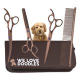 Kit De Tijeras De Peluquería Canina We Love Doodles Professi