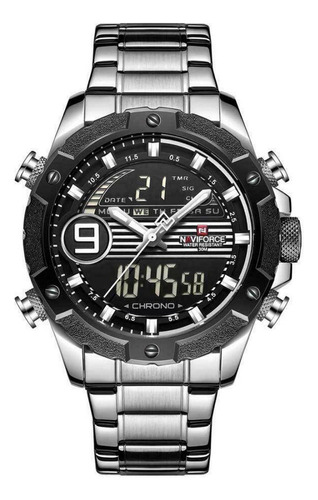 Reloj Naviforce Original Nf 9146 Acero Inoxidable + Estuche