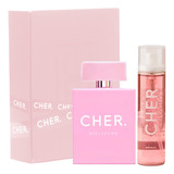 Set Perfume Mujer Cher Dieciocho 50 Ml + Body Splash 100 Ml