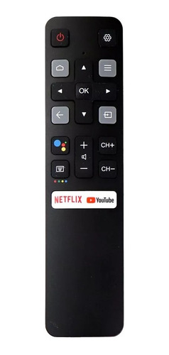 Control Remoto Para Rca Tcl Hitachi Smart Con Micrófono Voz