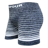 Pack X2 Boxer Hombre Dufour Sin Costuras Rayado Art. 11943 