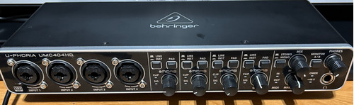 Interface Behringer U-phoria Umc404hd 