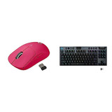 Combo Logitech G Pro X Superlight + G915 Tkl - Magenta Y Tác