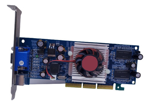 Placa De Video Para Pc Compatible Geforce 4 Mx440 Ddr 64 Mb 