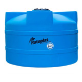 Tinaco Para Agua Rotoplas Básica Cisterna Bicapa Vertical Polietileno 1200l Azul De 93 cm X 140 cm
