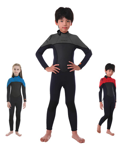 Roupa Borracha Neoprene Infantil Unissex Surf Long John | Frete grátis