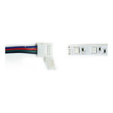 Conector Led Con Cables Tira 2835 5050 Rgb Monocromatica