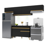 Cozinha Compacta 4pç C/ Leds Mp2022 Veneza Up Multimóveis Pt