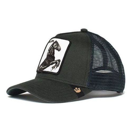 Gorra De Malla Con Protección Solar Y Bordado De Animal [u]