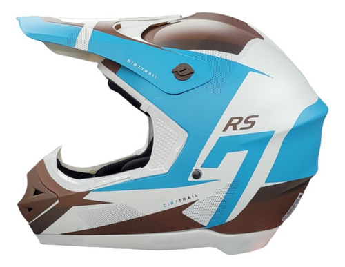 Casco Motocross Enduro Hawk Rs7 Homologado Top Racing