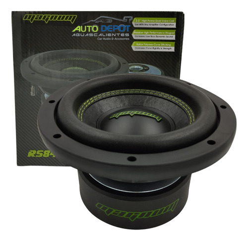 Subwoofer Magnum 8 Rs84 500 W Rms Doble Bobina 4ohms