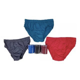 Pack X3 Slip Con Cintura Embutida Algodon Y Lycra Del 3 Al 8