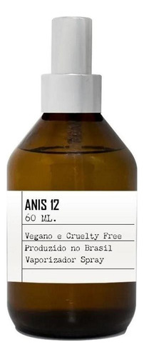 Essência Do Brasil Artesano Perfume Anis 12 - 60ml Vegano E Cruelty Free Perfume 60ml Para Sem Gênero