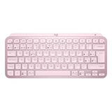 Teclado Inalámbrico Minimalista Logitech Mx Keys Mini Rosado