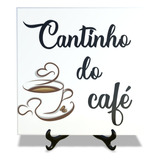 Quadro Azulejo Café Tamanho 15x15 Cm Cantinho Do Café 01