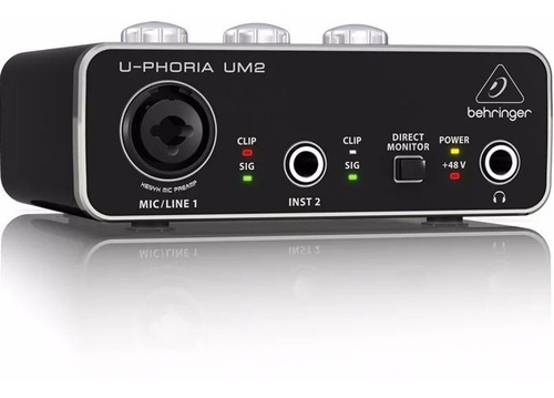 Behringer U-phoria Um-2 Interfaz De Audio Usb