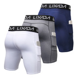 Shorts Masculinos, Roupa Íntima Ativa. Pacote De Treino, Sho