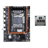Kit Placa Mãe X99 + Xeon E5-2670 V3 + 16gb Ddr4  