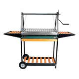 Hobby Grill Asador De Carbón Pampa Ii Elite Color Verde Oscuro