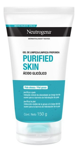 Gel De Limpieza Facial Neutrogena Purified Skin X 150g Tipo De Piel Normal