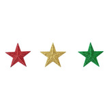 Adornos Navideños Estrellas Para Arbolito De Navidad 8cm X4u
