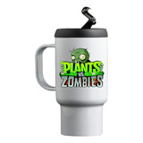 Jarro Térmico Personalizado Vaso Plants Vs Zombies