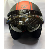 Casco Abierto Hawk 721 Challenger Negro 