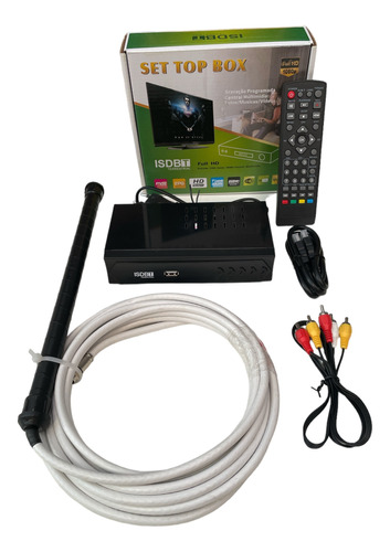 Decodificador Television Digital + Antena Exterior 10db