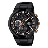 Reloj Casio Edifice Efr-544bk-1a9v Hombre 100% Original 