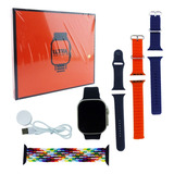 Reloj Smartwatch Kit Modelo Ultra Mas 4 Correas