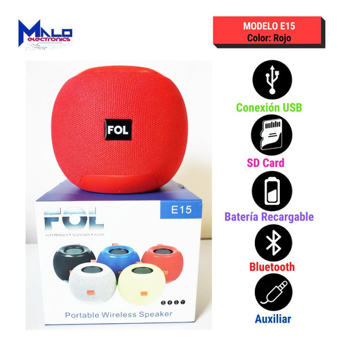 Altavoz Bluetooth Fol 