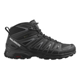 Botas Senderismo Salomon X Ultra Pioneer Mid Gtx Negro Hombr