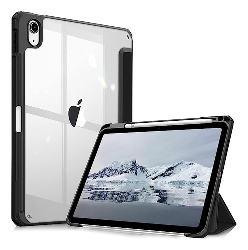 Funda Transparente Para iPad De Gen 10 (negro)