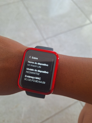 Xiaomi Mi Watch Lite 1.4, Pulseira Black Redmiwt02 