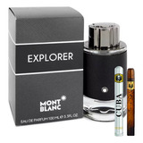 Montblanc Explorer 100ml Caballero Original+perfum Cuba 35ml