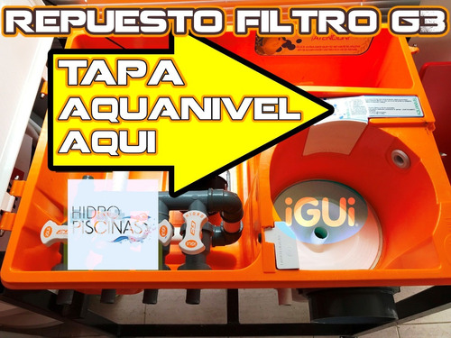 Repuesto Legítimo De Tapa De Aquanivel Filtro Igui G3