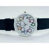 Reloj Modernista Crazy Colors Moda Cuarzo Usado No Nautica 