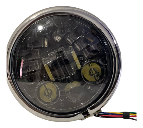 Faro Led Halo De 12 V Universal Tipo Café Racer