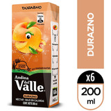 Andina Del Valle Nectar Durazno 200cc X 6 Cajitas