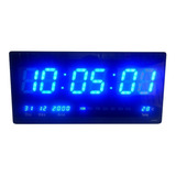 Relogio Digital Led Luminoso Calendario Termometro Grande