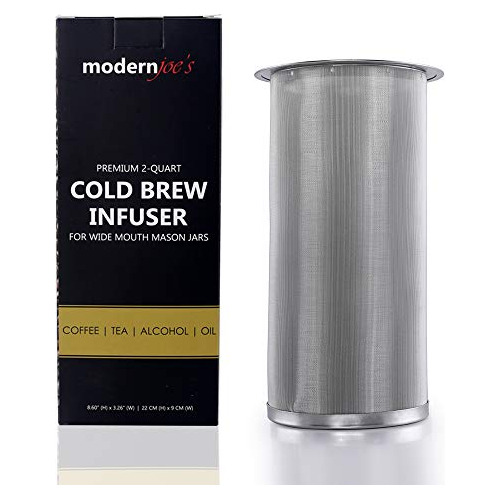 Cafetera Fría Modernjoe's Premium Con Infusor Para 1 Cuarto