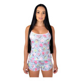 Baby Doll Sexy Luxo Confortável Pijama Atacado Revenda