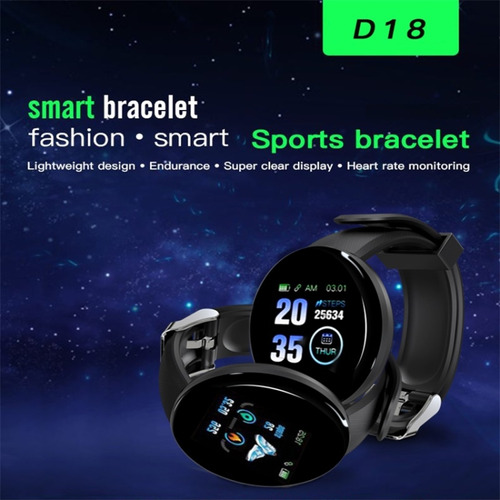 D18 1.3inch Tft Color Screen Smart Watch Ip65 Waterproof,sup