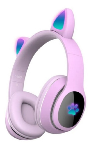 Fone De Ouvido Gatinho Rgb Headphone Bluetooth 5.0  L400